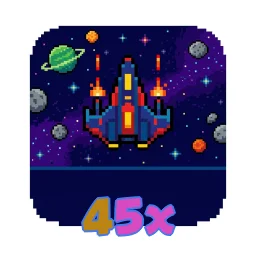 45x